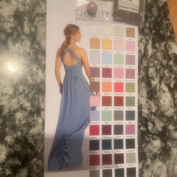 Mori Lee bridesmaid dress - dessert rose - Picture 2 of 2